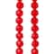 Ruby Faceted Glass Round Beads, 14mm by Bead Landing&#x2122;